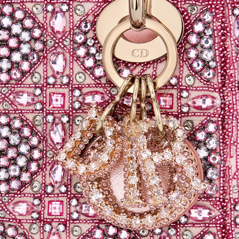 DIOR LADY DIOR BAG M0505ORHR-M912 (20*17*8cm)